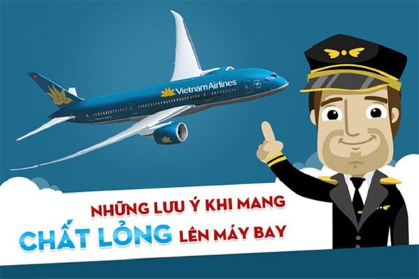 Loại chất bị cấm trên máy bay.