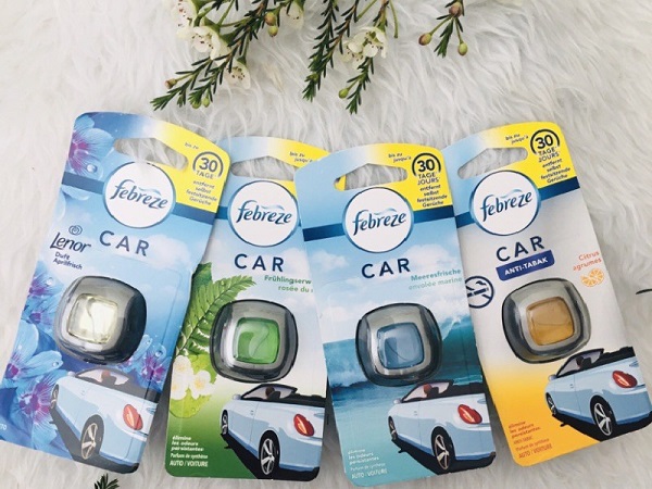 Febreze là một trong những thương hiệu nước hoa cho xe hơi phổ biến