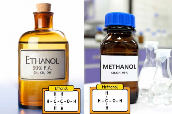 Khác biệt giữa Methanol và Ethanol